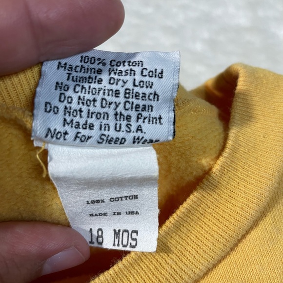 Marika Hahn Design 18m Yellow Sweater - Picture 5 of 5
